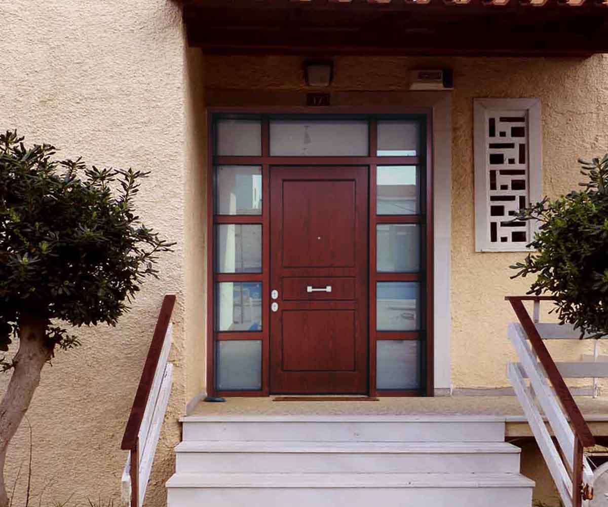 Κενρτική είσοδος - Siamo - θωρακισμένη πορτα κεντρικη είσοδος | siamo.gr